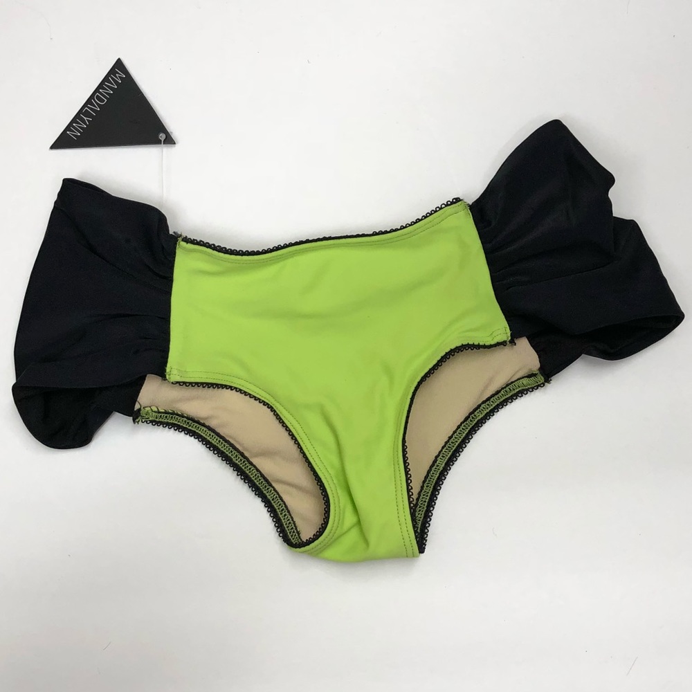 Neon green bikini bottom